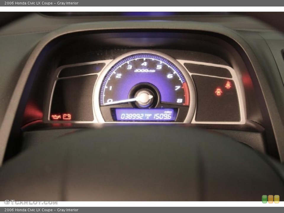 Gray Interior Gauges for the 2006 Honda Civic LX Coupe #41219419