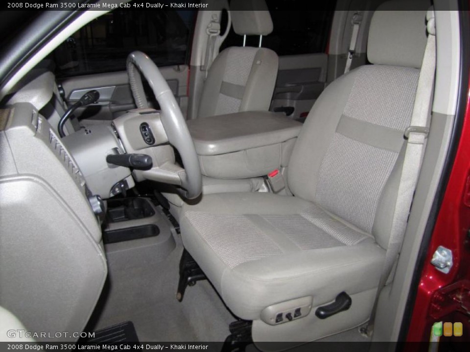 Khaki Interior Photo for the 2008 Dodge Ram 3500 Laramie Mega Cab 4x4 Dually #41219795