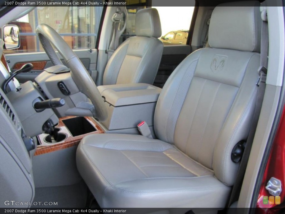 Khaki Interior Photo for the 2007 Dodge Ram 3500 Laramie Mega Cab 4x4 Dually #41220235