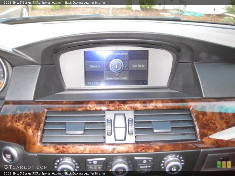 Black Dakota Leather Interior Controls for the 2008 BMW 5 Series 535xi Sports Wagon #41222115