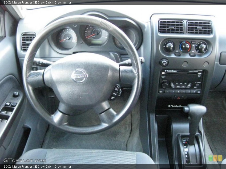 Gray Interior Dashboard for the 2002 Nissan Frontier XE Crew Cab #41222659