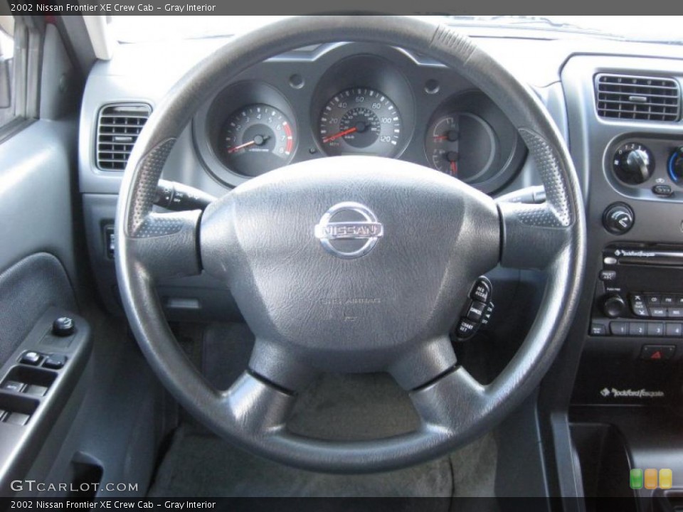 Gray Interior Steering Wheel for the 2002 Nissan Frontier XE Crew Cab #41222703
