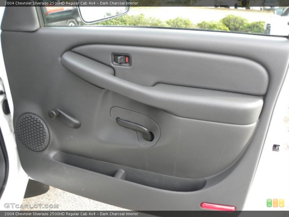 Dark Charcoal Interior Door Panel for the 2004 Chevrolet Silverado 2500HD Regular Cab 4x4 #41223247