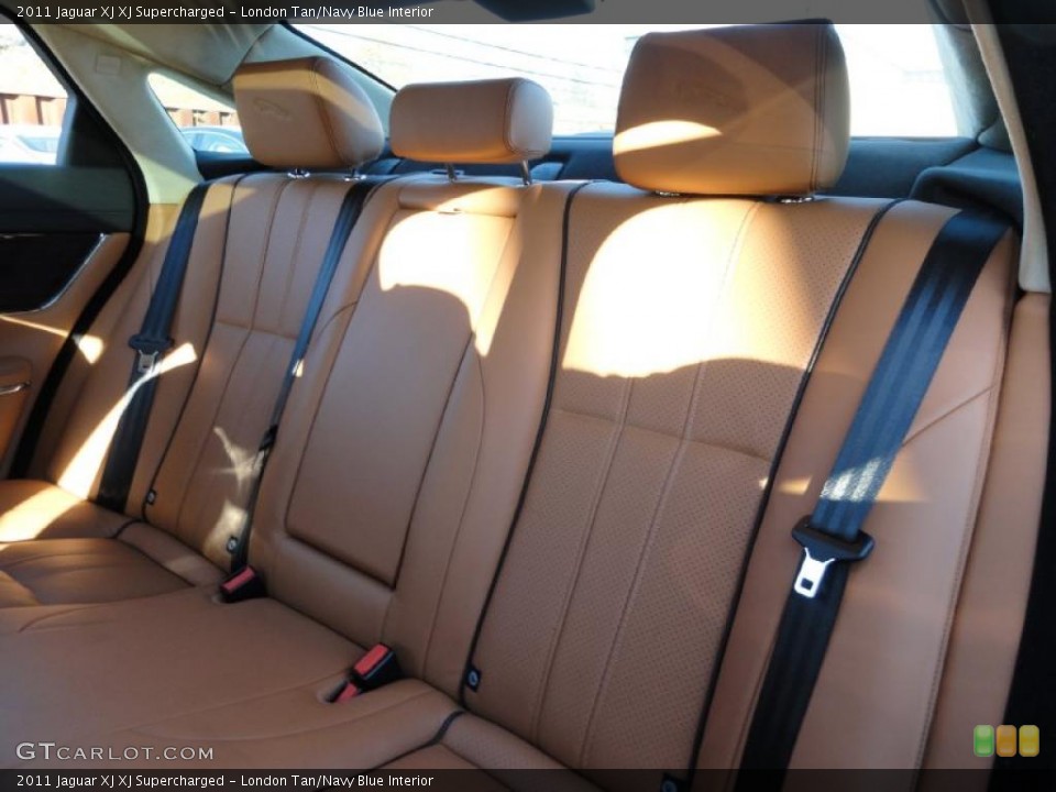 London Tan/Navy Blue Interior Photo for the 2011 Jaguar XJ XJ Supercharged #41223959