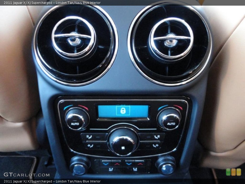 London Tan/Navy Blue Interior Controls for the 2011 Jaguar XJ XJ Supercharged #41224007