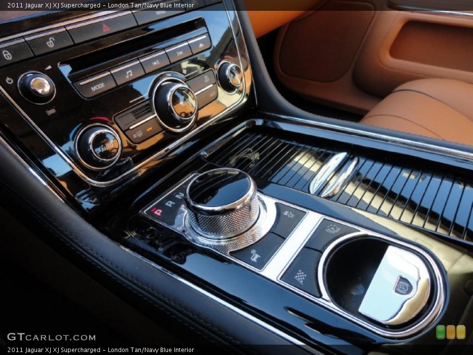 London Tan/Navy Blue Interior Transmission for the 2011 Jaguar XJ XJ Supercharged #41224163