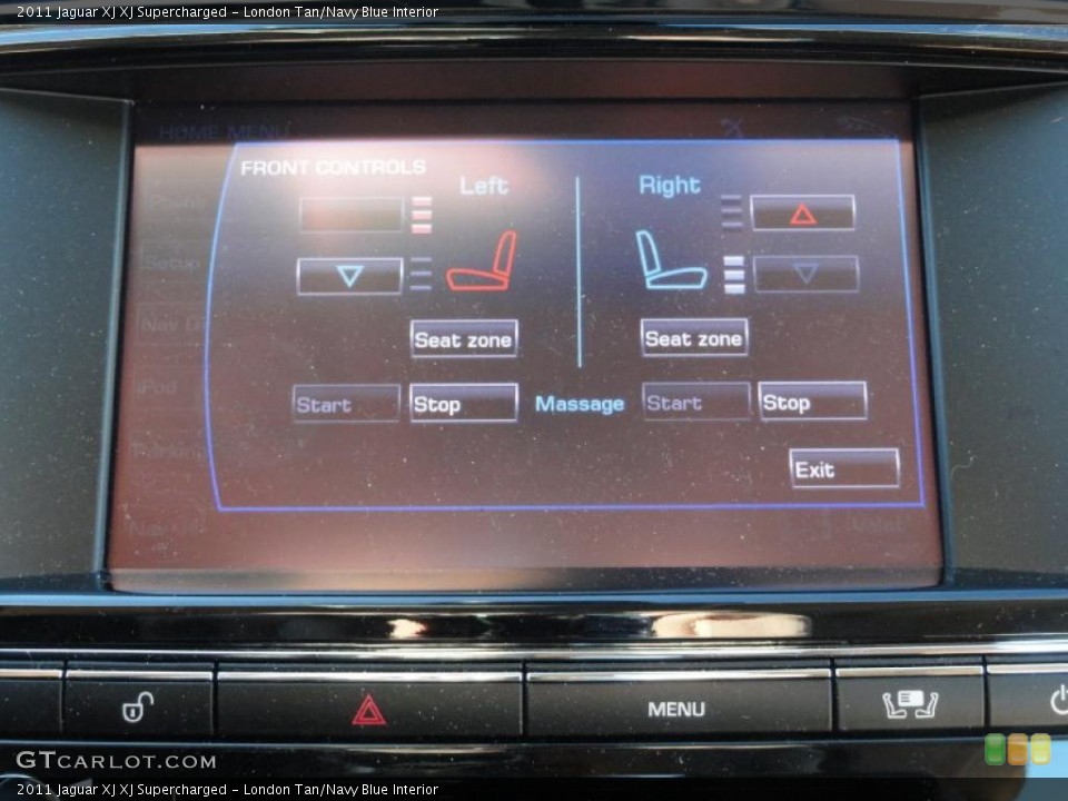 London Tan/Navy Blue Interior Controls for the 2011 Jaguar XJ XJ Supercharged #41224235
