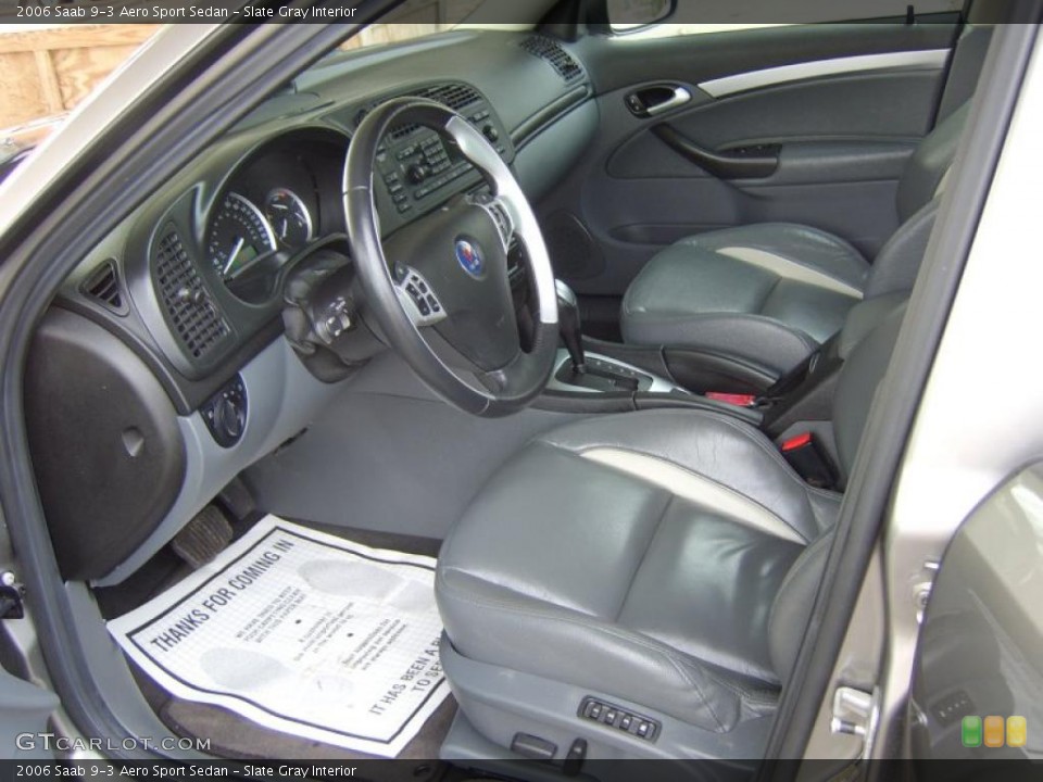 Slate Gray Interior Photo for the 2006 Saab 9-3 Aero Sport Sedan #41224623