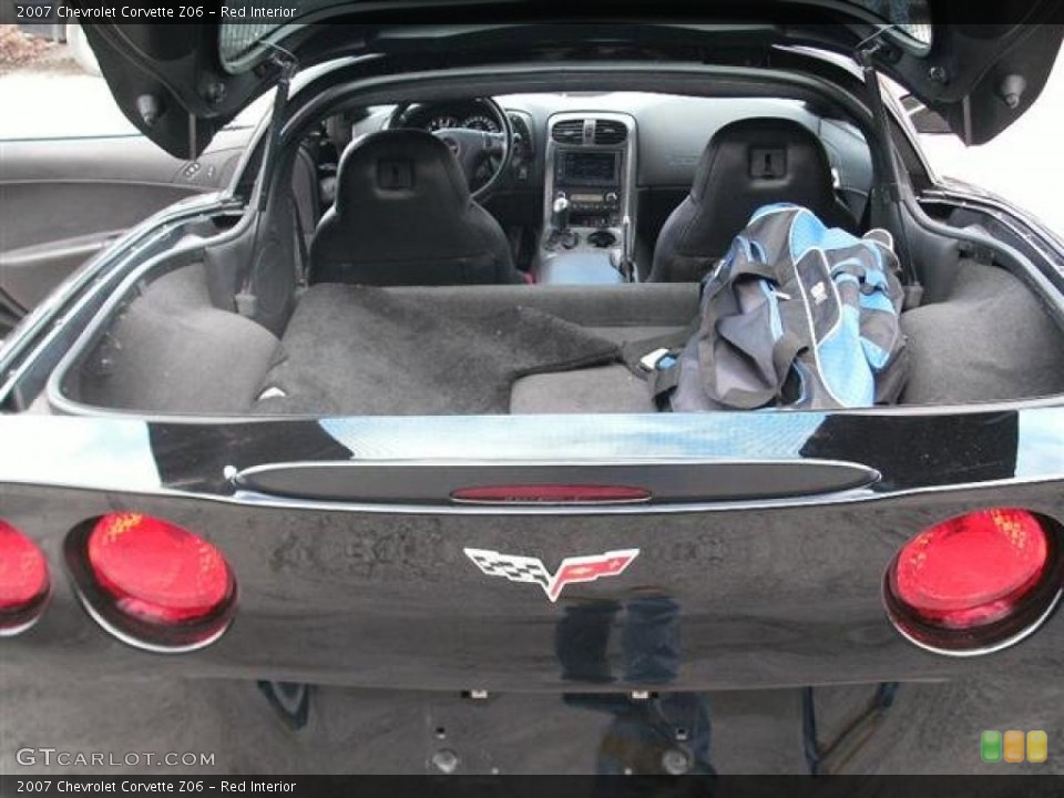 Red Interior Trunk for the 2007 Chevrolet Corvette Z06 #41224963