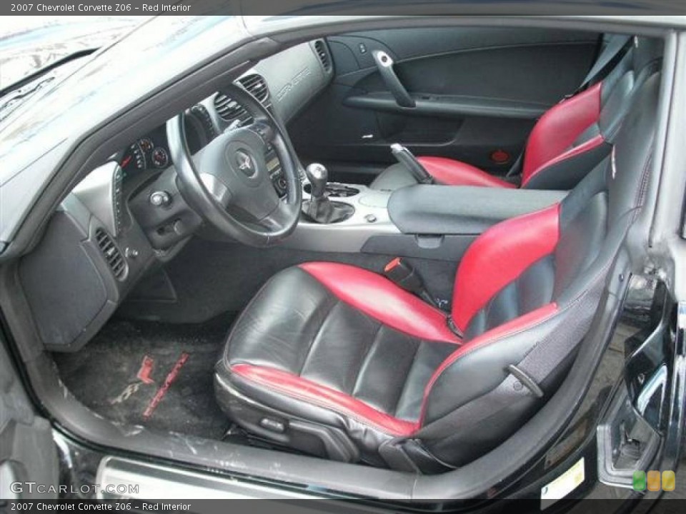 Red Interior Photo for the 2007 Chevrolet Corvette Z06 #41224979