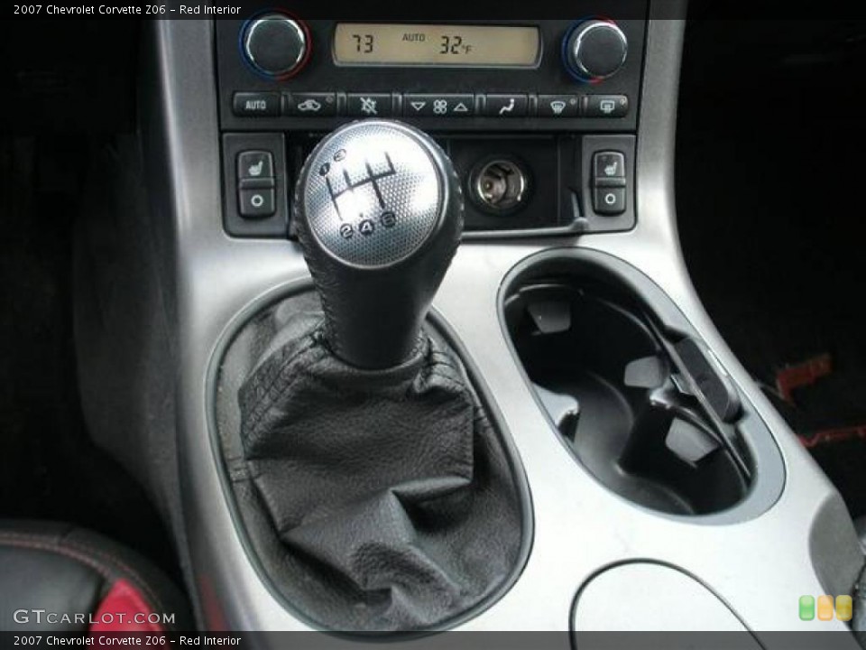 Red Interior Transmission for the 2007 Chevrolet Corvette Z06 #41225011