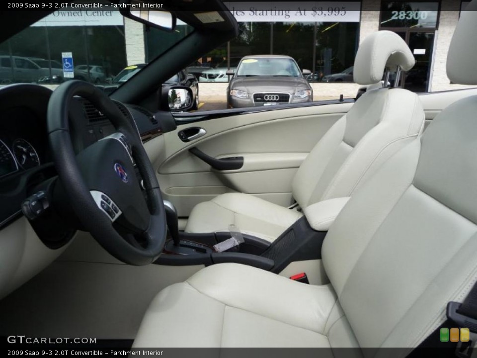 Parchment Interior Photo for the 2009 Saab 9-3 2.0T Convertible #41225063