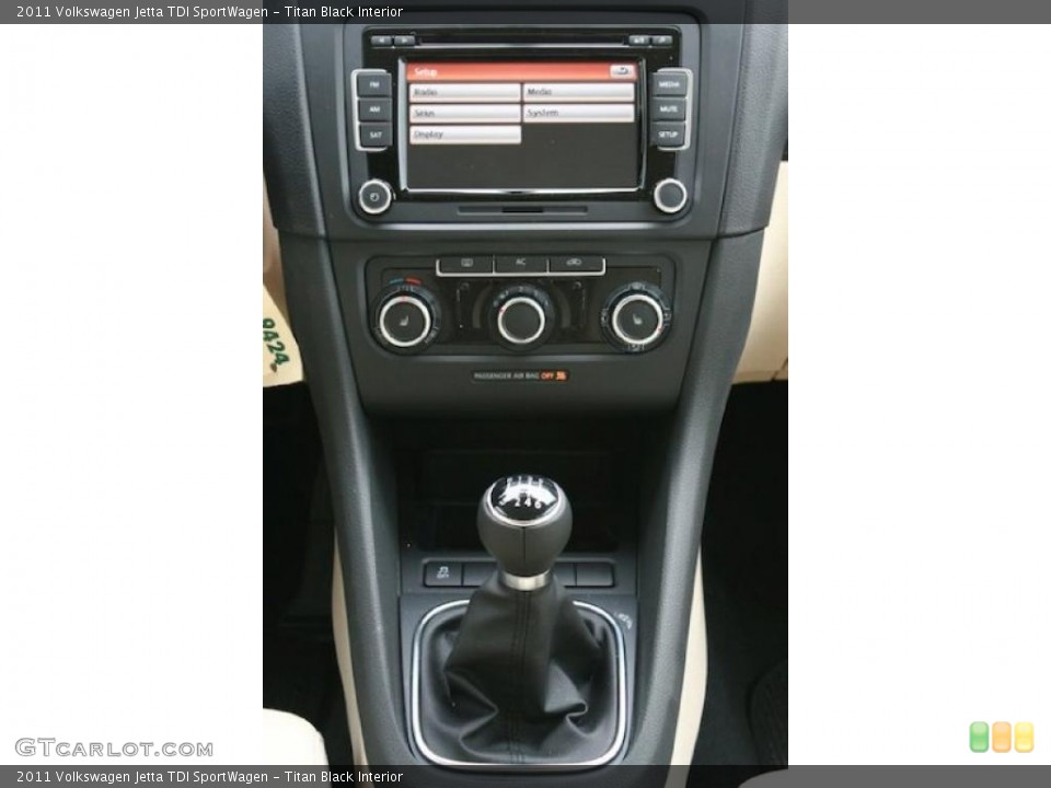 Titan Black Interior Transmission for the 2011 Volkswagen Jetta TDI SportWagen #41225463