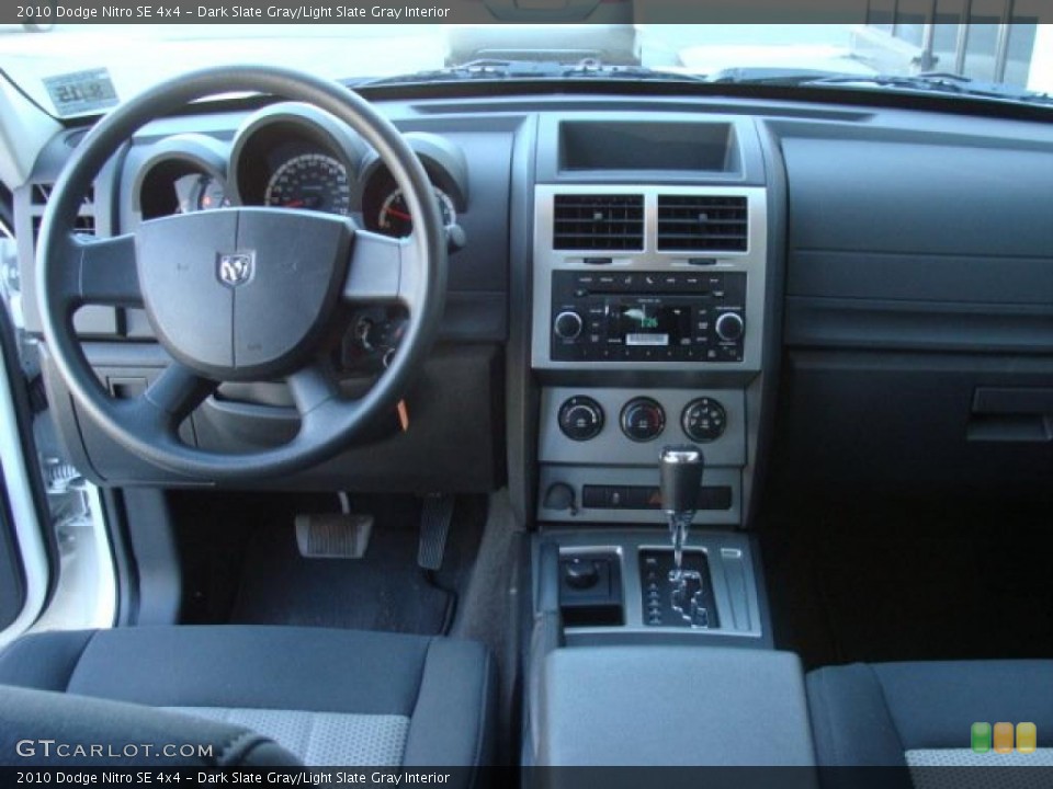 Dark Slate Gray/Light Slate Gray Interior Dashboard for the 2010 Dodge Nitro SE 4x4 #41225475