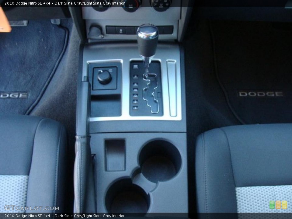 Dark Slate Gray/Light Slate Gray Interior Transmission for the 2010 Dodge Nitro SE 4x4 #41225507