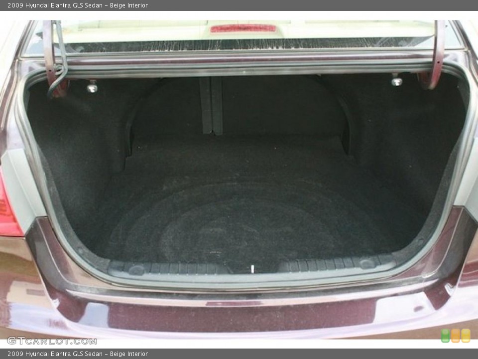 Beige Interior Trunk for the 2009 Hyundai Elantra GLS Sedan #41226387