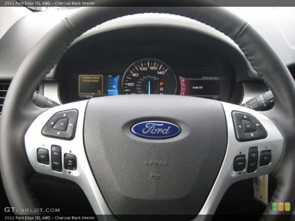 Charcoal Black Interior Controls for the 2011 Ford Edge SEL AWD #41226399