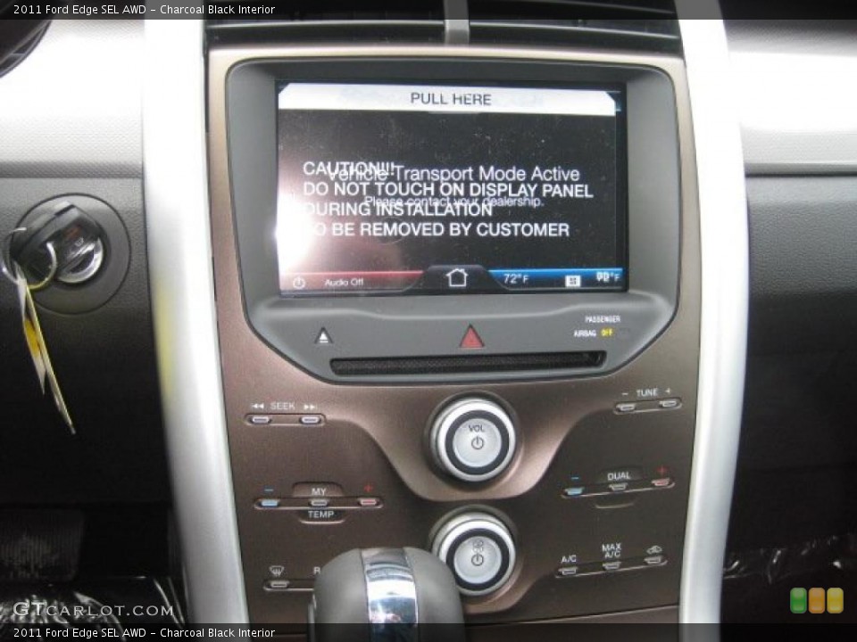 Charcoal Black Interior Controls for the 2011 Ford Edge SEL AWD #41226411