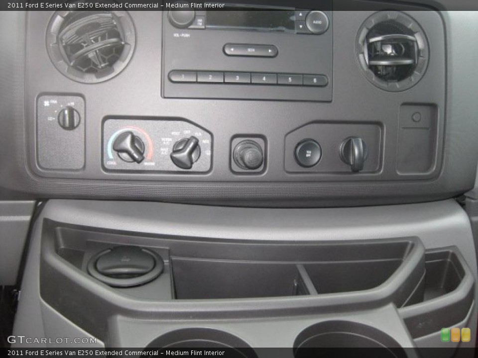 Medium Flint Interior Controls for the 2011 Ford E Series Van E250 Extended Commercial #41226483