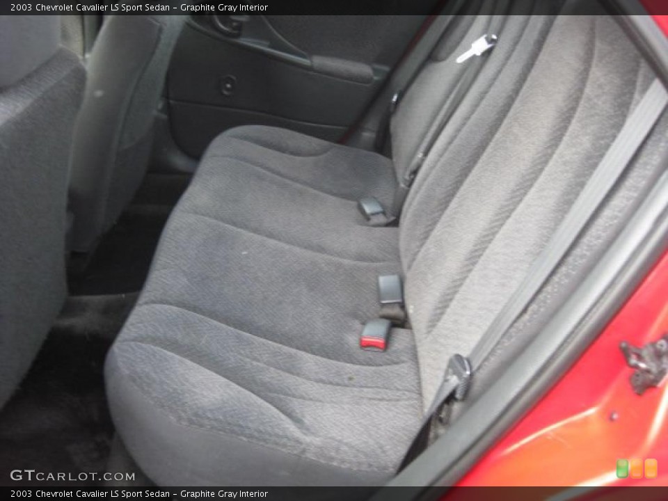 Graphite Gray Interior Photo for the 2003 Chevrolet Cavalier LS Sport Sedan #41227055
