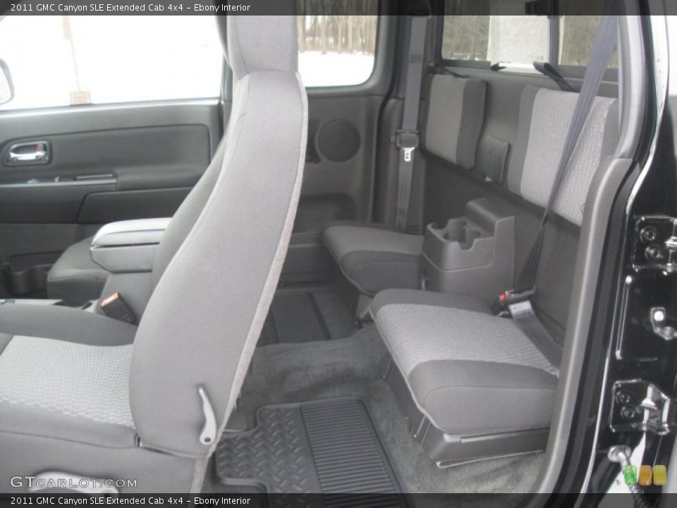 Ebony Interior Photo for the 2011 GMC Canyon SLE Extended Cab 4x4 #41227495