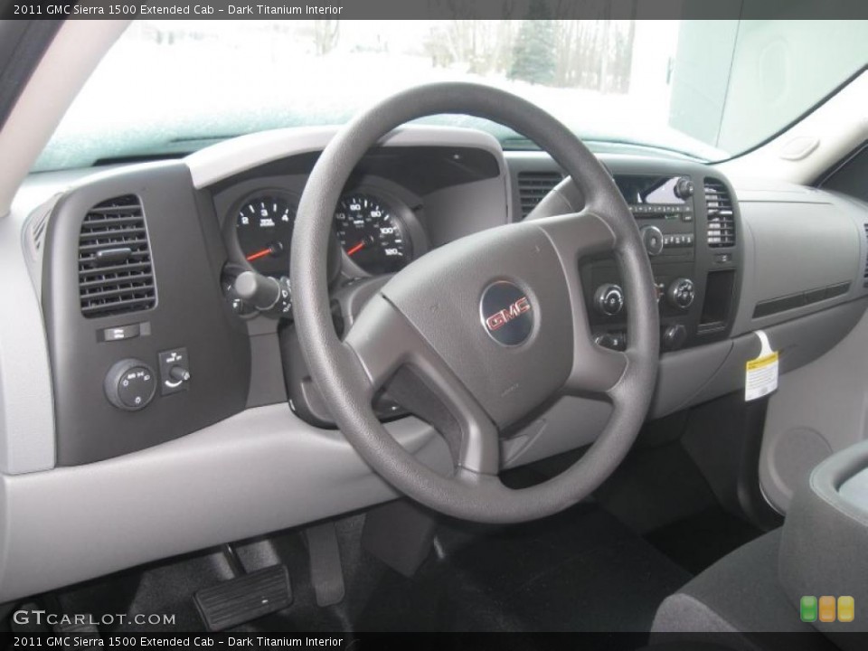 Dark Titanium Interior Dashboard for the 2011 GMC Sierra 1500 Extended Cab #41227855