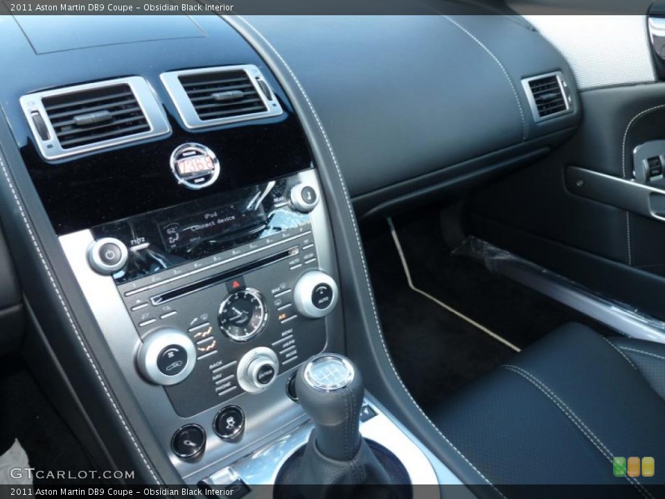 Obsidian Black Interior Controls for the 2011 Aston Martin DB9 Coupe #41227927