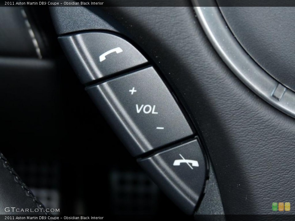 Obsidian Black Interior Controls for the 2011 Aston Martin DB9 Coupe #41228039