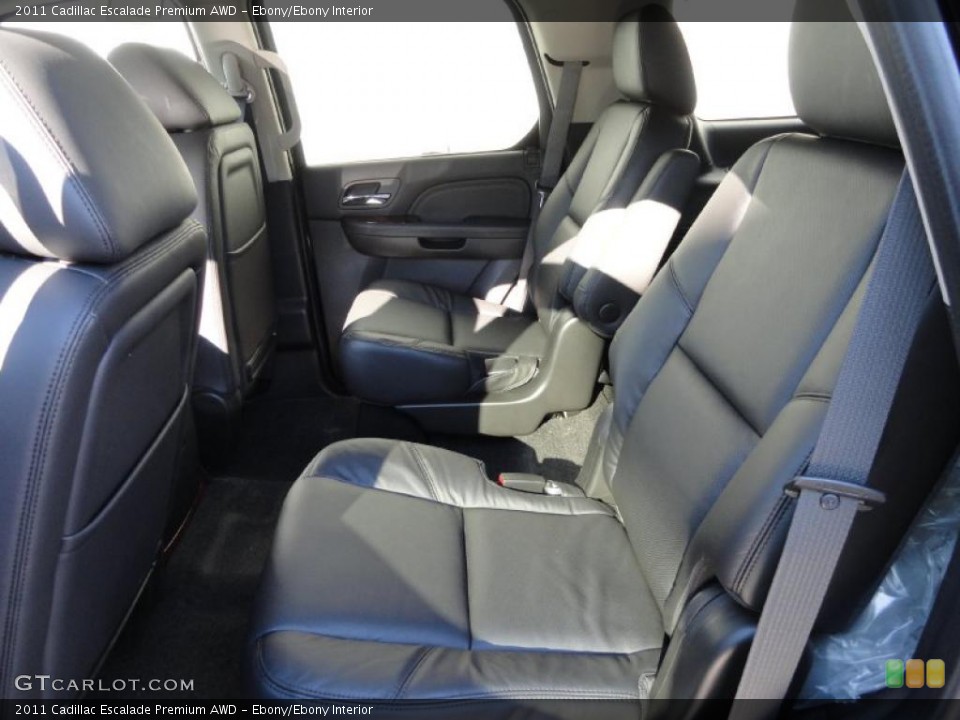 Ebony/Ebony Interior Photo for the 2011 Cadillac Escalade Premium AWD #41229191