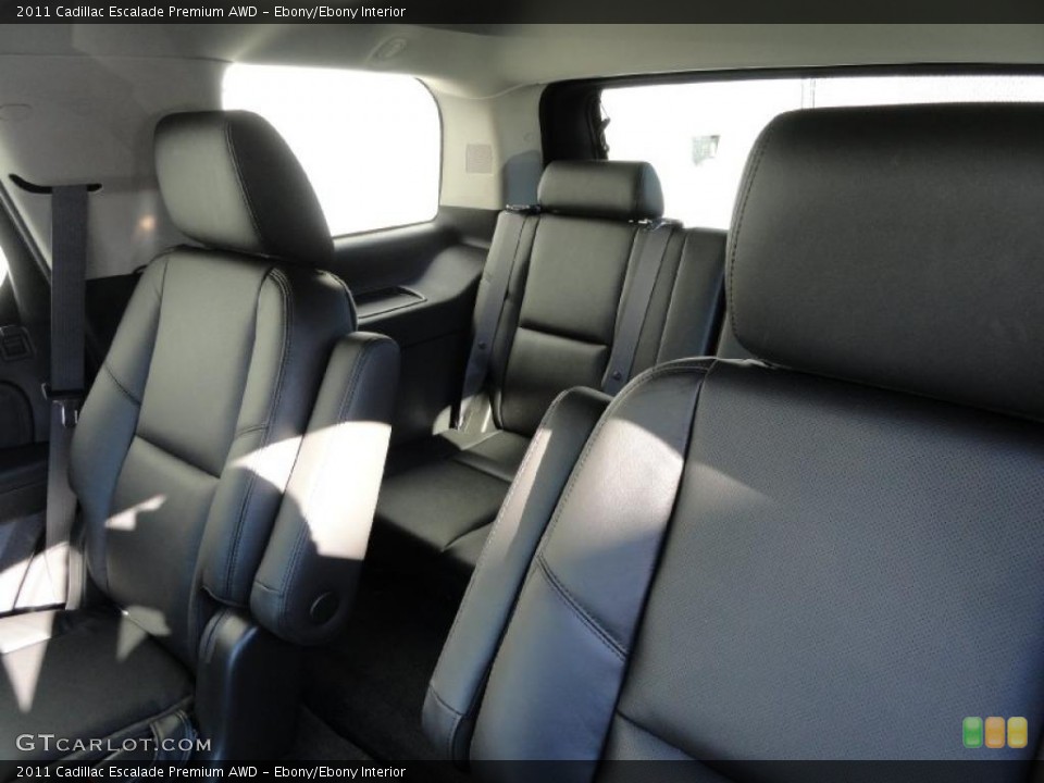 Ebony/Ebony Interior Photo for the 2011 Cadillac Escalade Premium AWD #41229231