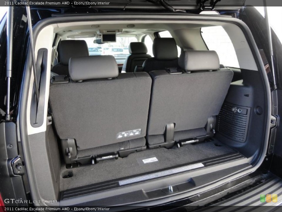 Ebony/Ebony Interior Trunk for the 2011 Cadillac Escalade Premium AWD #41229243