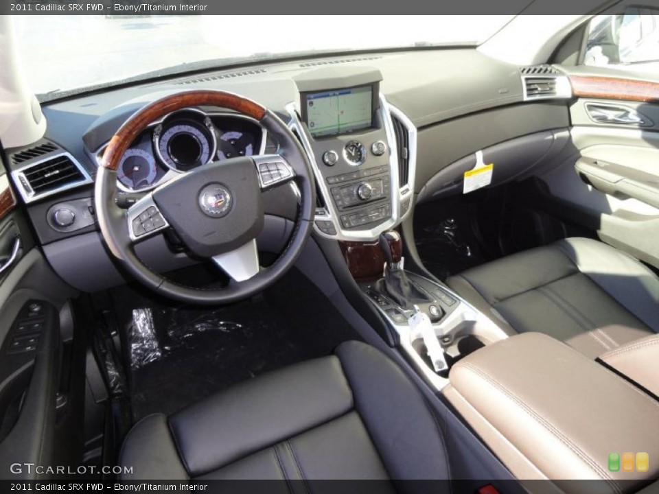 Ebony/Titanium Interior Prime Interior for the 2011 Cadillac SRX FWD #41229507