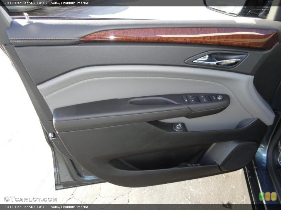 Ebony/Titanium Interior Door Panel for the 2011 Cadillac SRX FWD #41229531