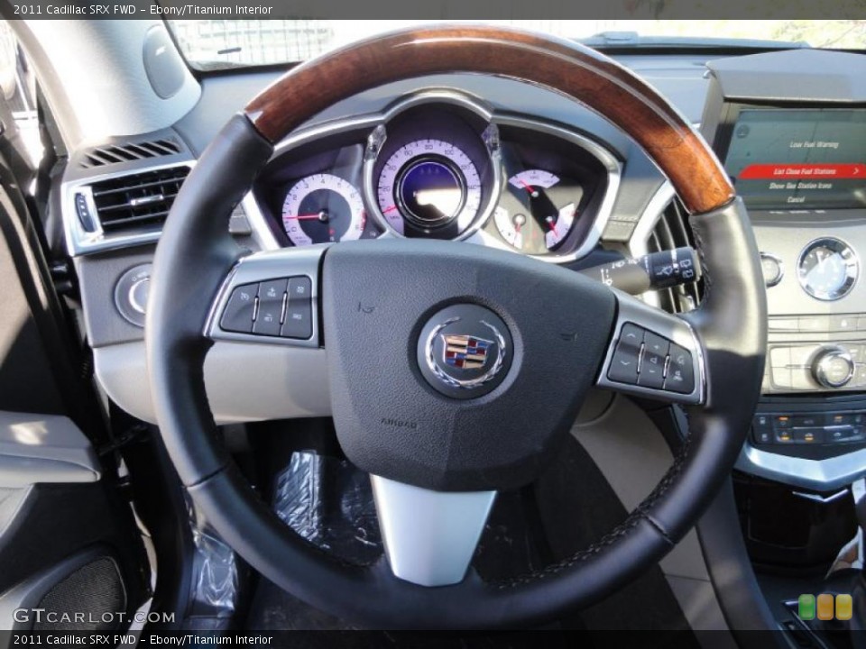 Ebony/Titanium Interior Steering Wheel for the 2011 Cadillac SRX FWD #41229583