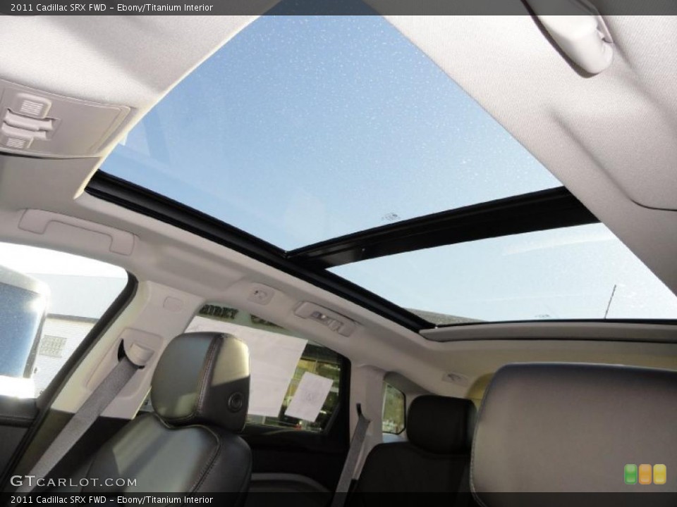 Ebony/Titanium Interior Sunroof for the 2011 Cadillac SRX FWD #41229595