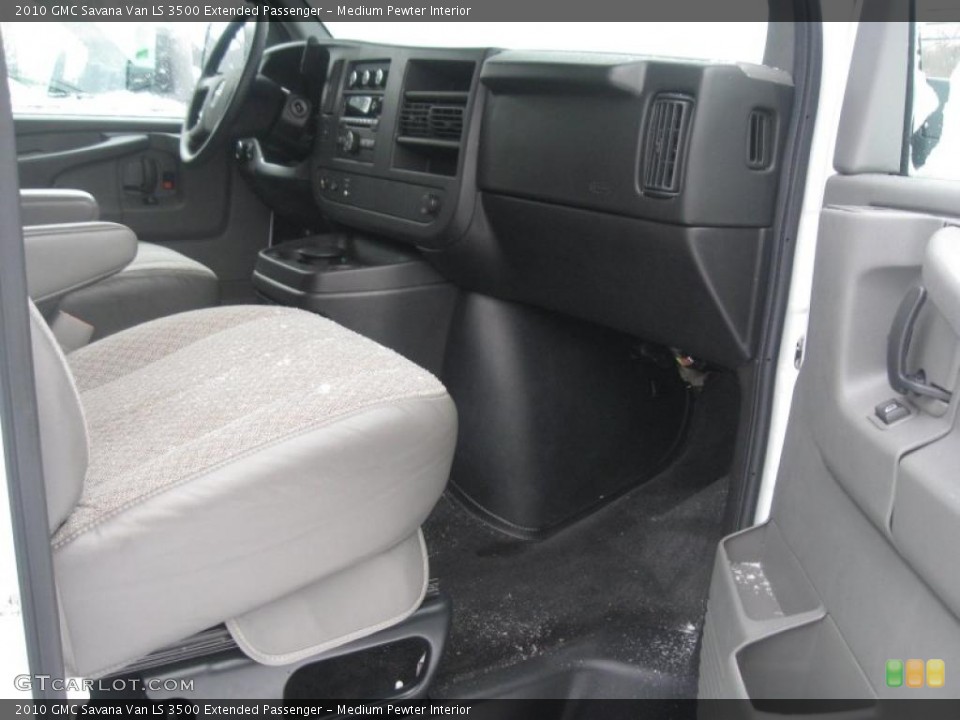 Medium Pewter Interior Dashboard for the 2010 GMC Savana Van LS 3500 Extended Passenger #41229635