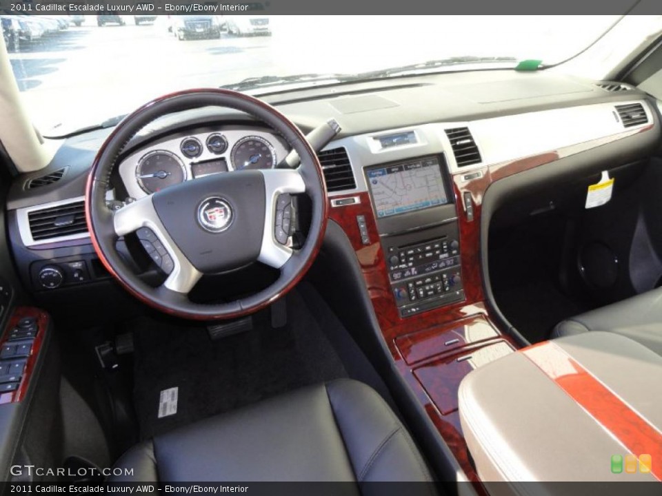 Ebony/Ebony Interior Prime Interior for the 2011 Cadillac Escalade Luxury AWD #41229759