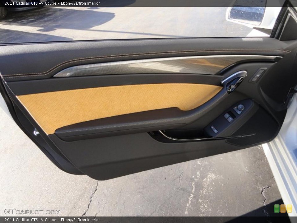 Ebony/Saffron Interior Door Panel for the 2011 Cadillac CTS -V Coupe #41230027