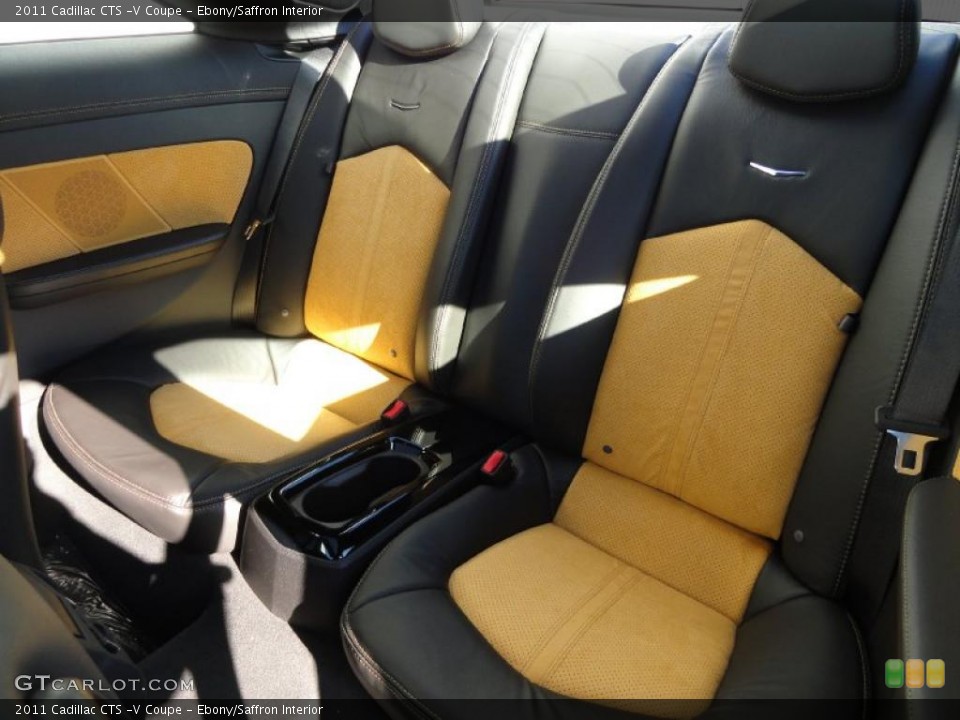 Ebony/Saffron Interior Photo for the 2011 Cadillac CTS -V Coupe #41230071
