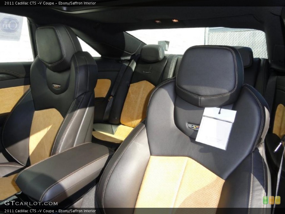 Ebony/Saffron Interior Photo for the 2011 Cadillac CTS -V Coupe #41230083
