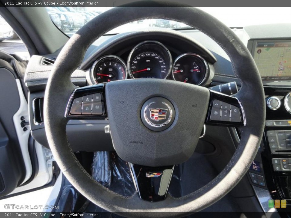 Ebony/Saffron Interior Steering Wheel for the 2011 Cadillac CTS -V Coupe #41230131