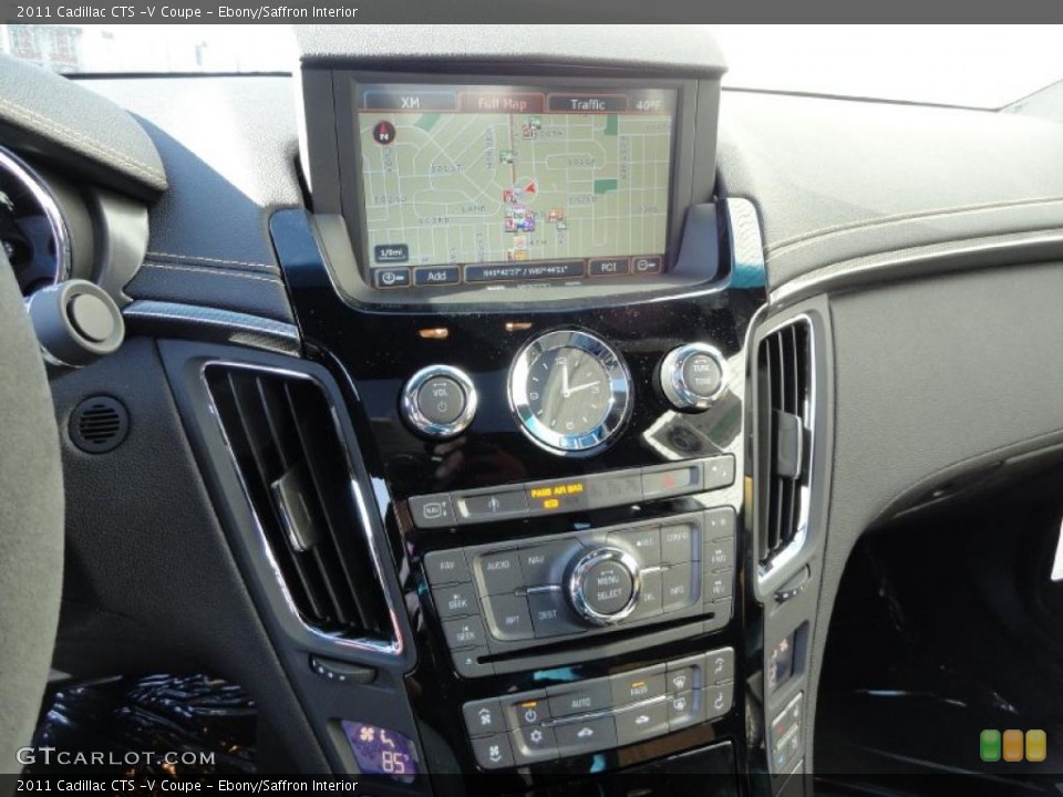 Ebony/Saffron Interior Controls for the 2011 Cadillac CTS -V Coupe #41230167