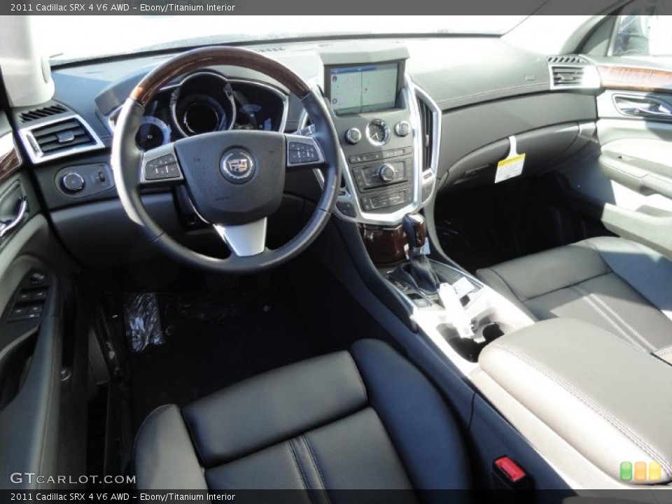 Ebony/Titanium Interior Prime Interior for the 2011 Cadillac SRX 4 V6 AWD #41230295
