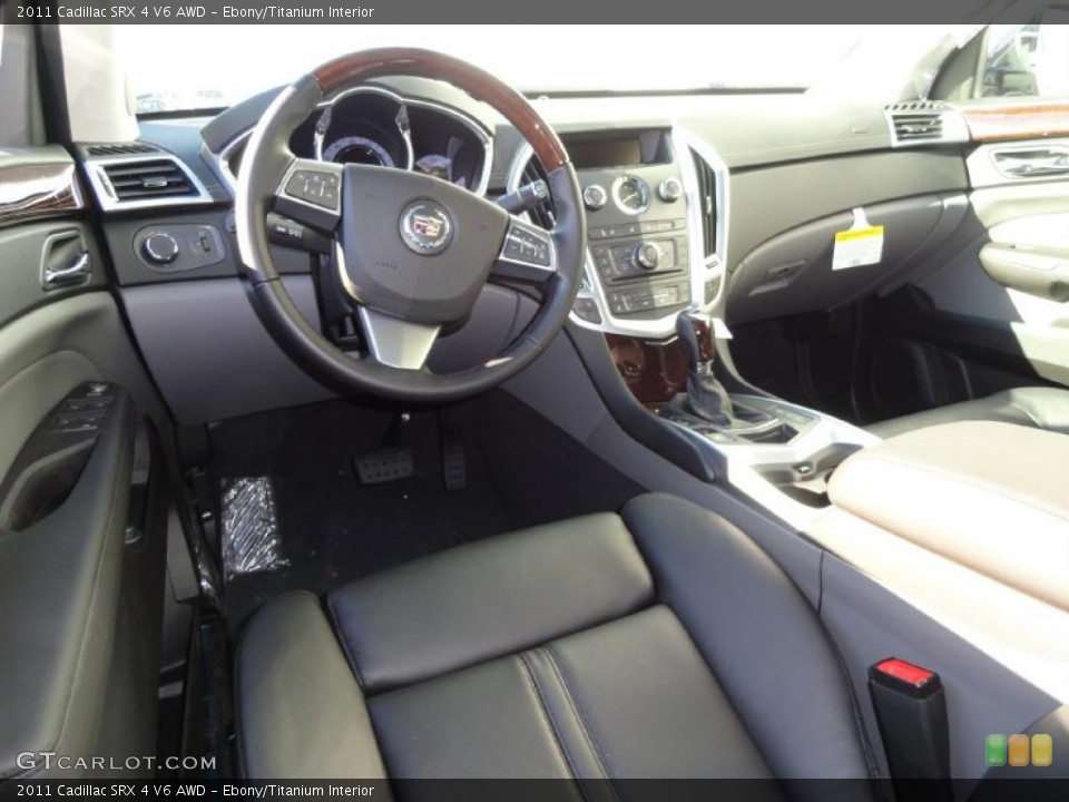 Ebony/Titanium Interior Prime Interior for the 2011 Cadillac SRX 4 V6 AWD #41230795