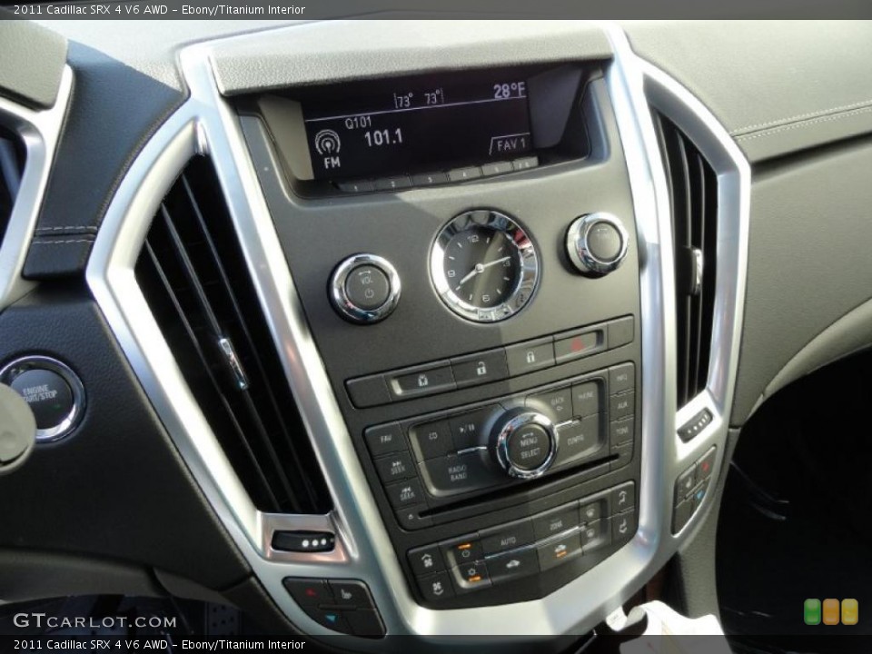 Ebony/Titanium Interior Controls for the 2011 Cadillac SRX 4 V6 AWD #41230855