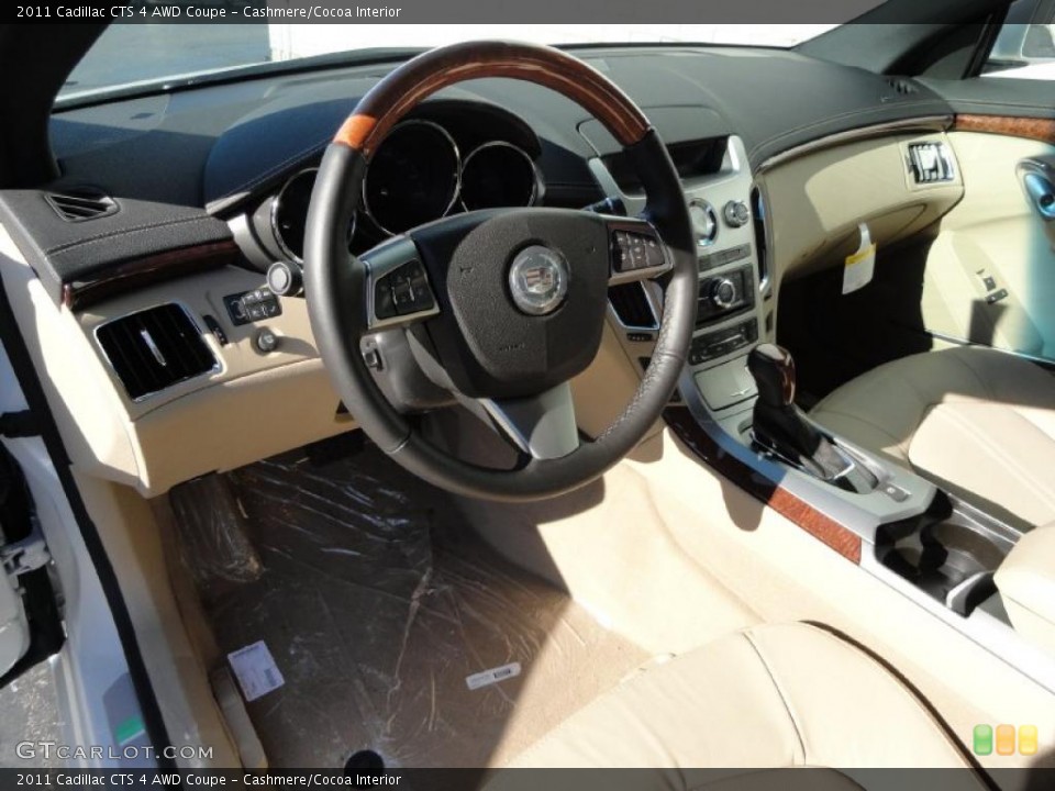 Cashmere/Cocoa Interior Prime Interior for the 2011 Cadillac CTS 4 AWD Coupe #41231039