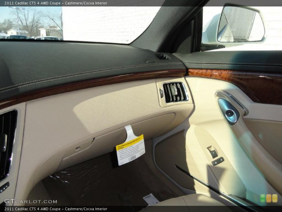 Cashmere/Cocoa Interior Photo for the 2011 Cadillac CTS 4 AWD Coupe #41231099