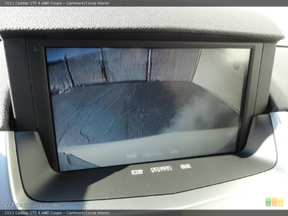Cashmere/Cocoa Interior Navigation for the 2011 Cadillac CTS 4 AWD Coupe #41231163