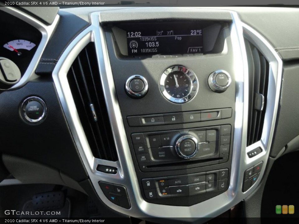 Titanium/Ebony Interior Controls for the 2010 Cadillac SRX 4 V6 AWD #41231603