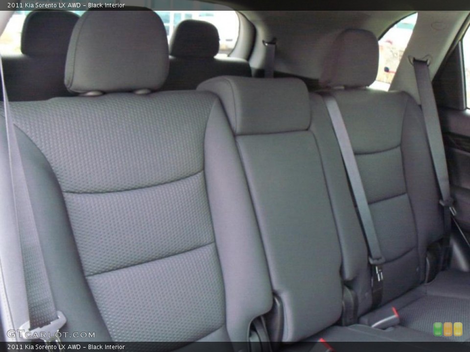 Black Interior Photo for the 2011 Kia Sorento LX AWD #41234379
